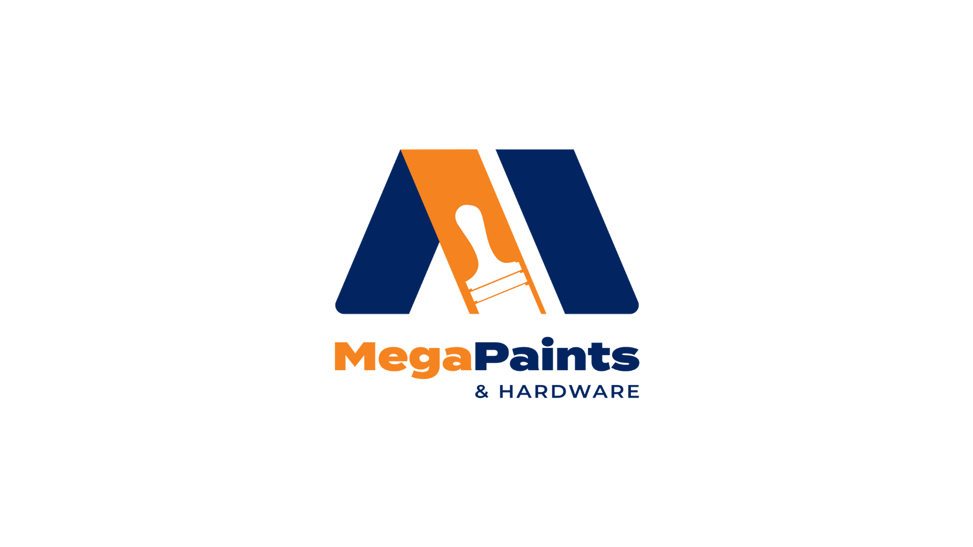 MegaPaints and Hardware brand identity by Gesiggie